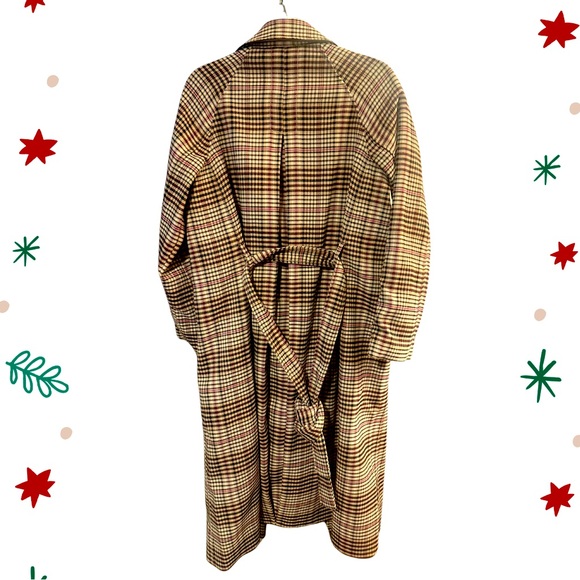 Ann Taylor Mac Belted Plaid Coat - Medium - Picture 8 of 10